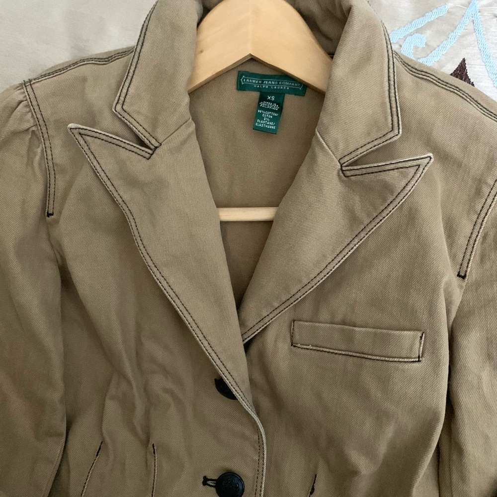 Ralph Lauren Canvas Tan Jacket - Picture 3 of 9
